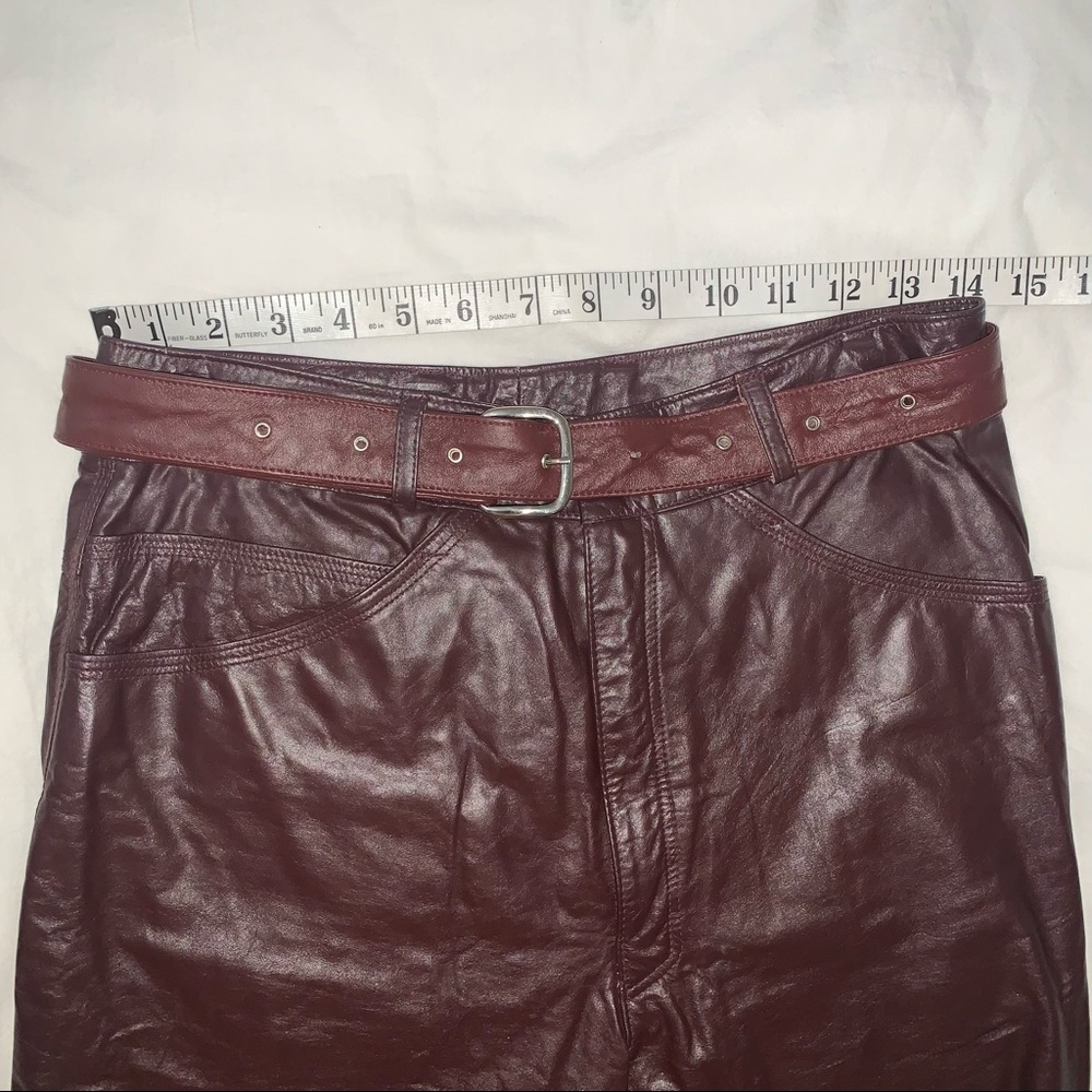 ✖️SOLD✖️Reworked Vtg Leather Pants, 2-Piece - Picture 13 of 16